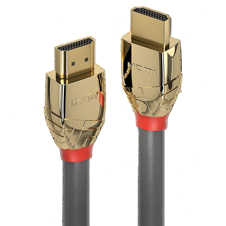 Lindy Câble Hdmi Câble Hdmi High Speed, Gold Line, Hdmi® Mâle/Mâle