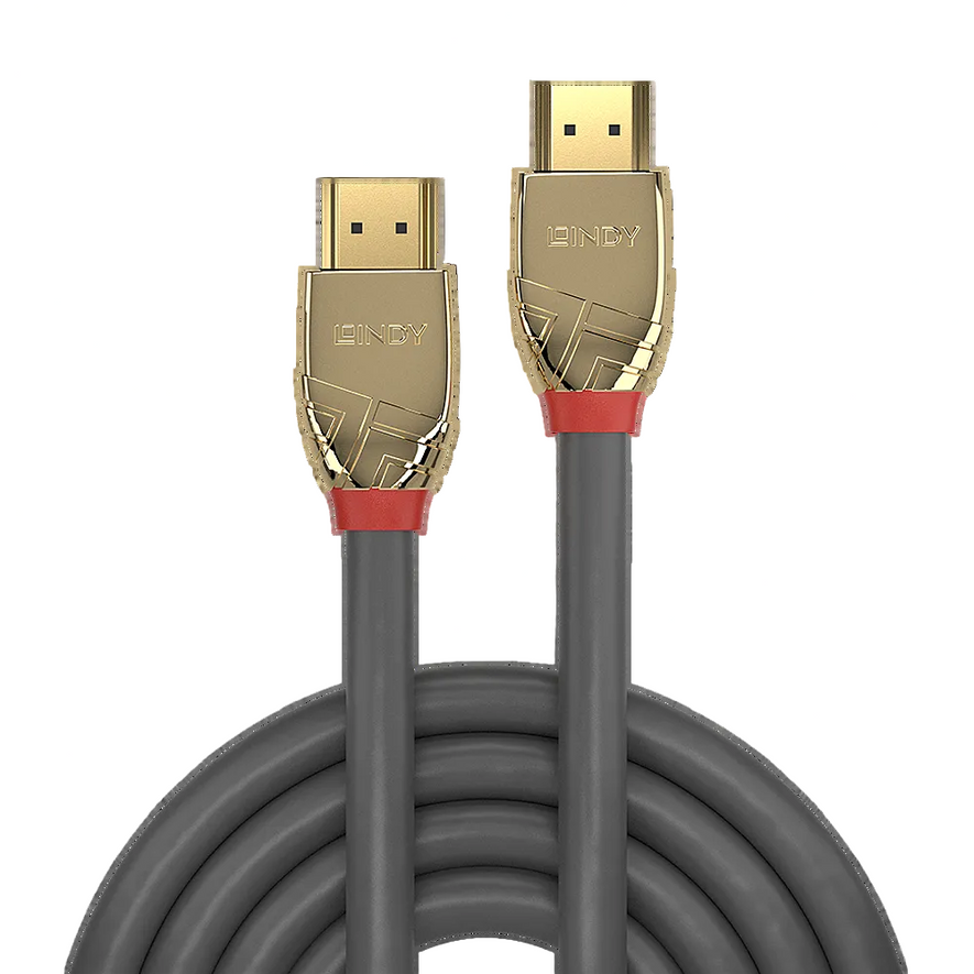 Lindy Câble Hdmi Câble Hdmi High Speed, Gold Line, Hdmi® Mâle/Mâle