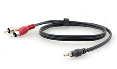 Kramer Câble Mini Jack Male >< Rca Male - C-A35M/2Ram