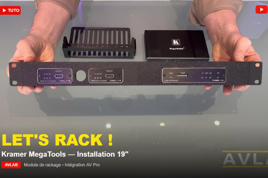Comment installer vos équipements AV dans nos modules de rackage 19 pouces — Tutoriels vidéo
